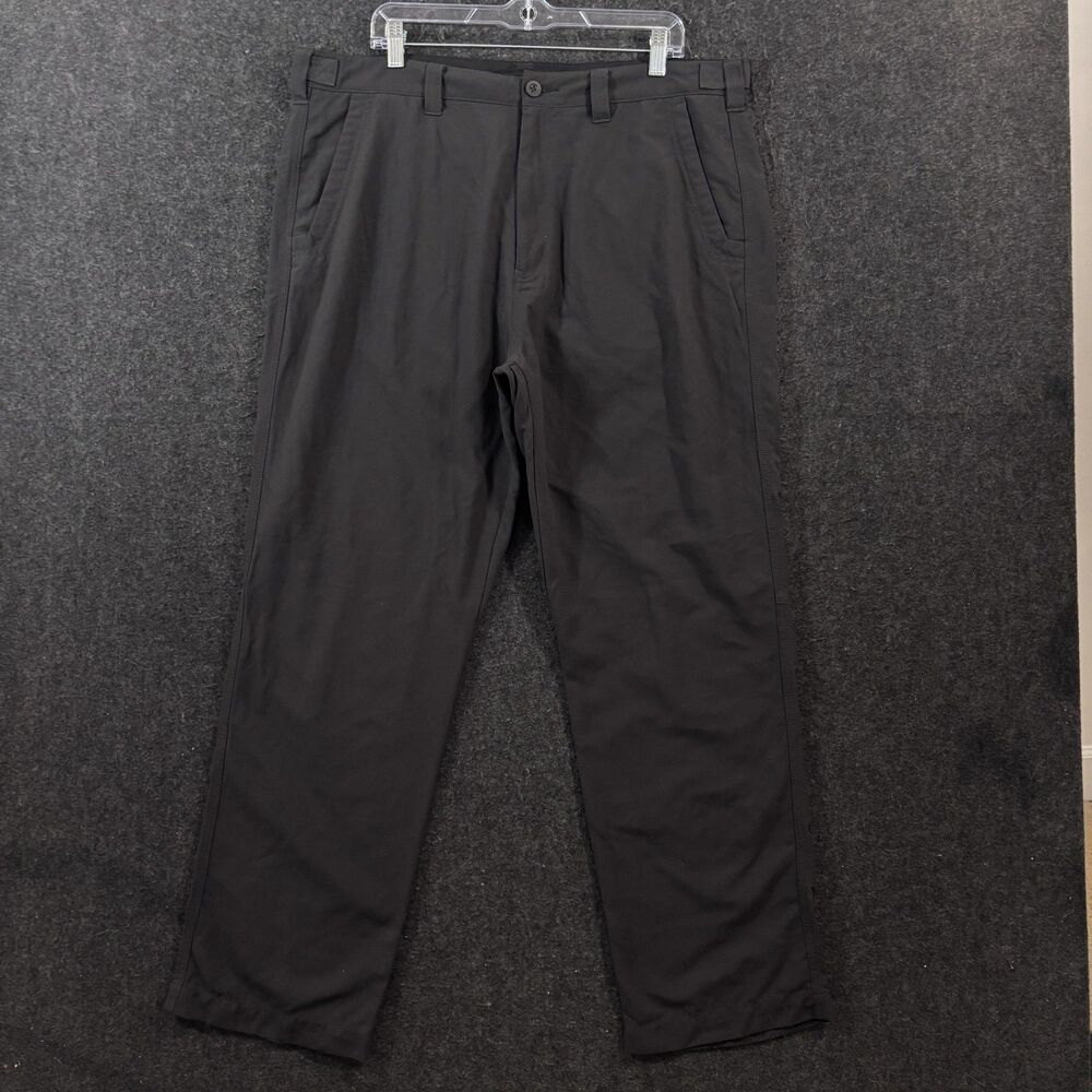 Rohan Stronghold Trousers Pants Men's 40x31 Black Nylon Hiking Chino Casual